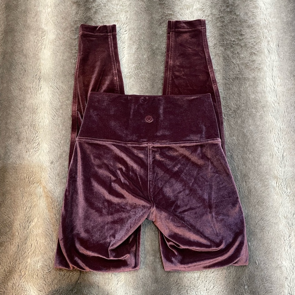 Lululemon Wunder Lounge High-Rise Tight 28" *Velvet Garnet - Picture 2 of 4